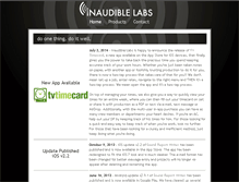 Tablet Screenshot of inaudiblelabs.com